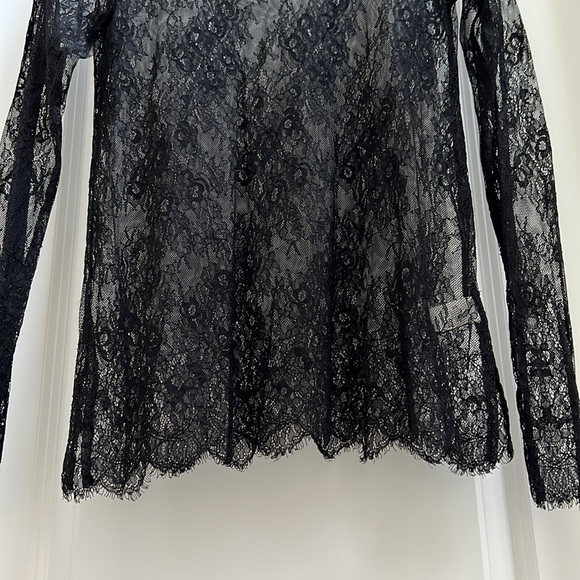 Falcon & Bloom - black lace top - Small - NWOT - Picture 9 of 10